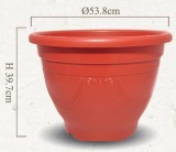 【校友會商城】-【932074 1尺8歐式花盆-紅積分+現金只要184元】