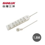 【校友會商城】-【SYPW366A 三洋6開6插延長線6尺積分+現金只要457元】