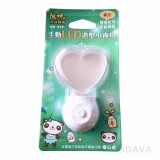 【校友會商城】-【AN31Y 手動LED愛心造型小夜燈/黃積分+現金只要81元】