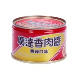 【校友會商城】-【廣達香家常肉醬-香辣口味-160gx24】