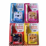 【校友會商城】-【938635 造型2色筆+小膠面本積分+現金只要30元】