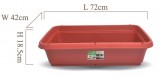 【校友會商城】-【932623 菜園-低-紅42L積分+現金只要229元】