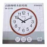 【校友會商城】-【W2145 16吋木紋時鐘積分+現金只要373元】