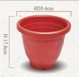 【校友會商城】-【932012 6吋歐式花盆-紅積分+現金只要28元】