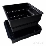 【校友會商城】-【082272 473方形套裝花盆15*15cm積分+現金只要84元】